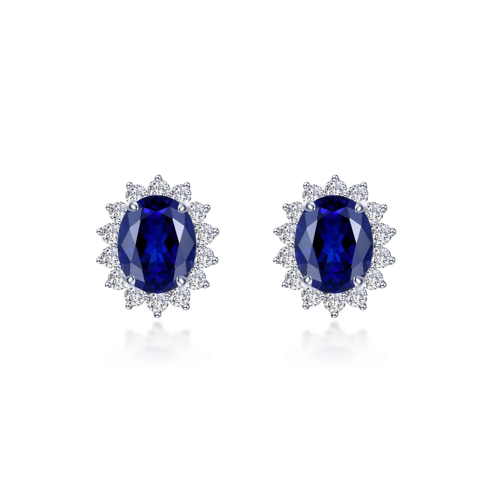 Blue timeless elegance deals stud earrings